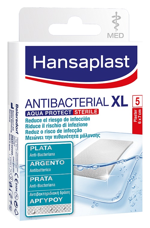 HANSAPLAST AQUA PROTECT EXTRA LARGE SILVER 5 PEZZI - Angeli Pharm