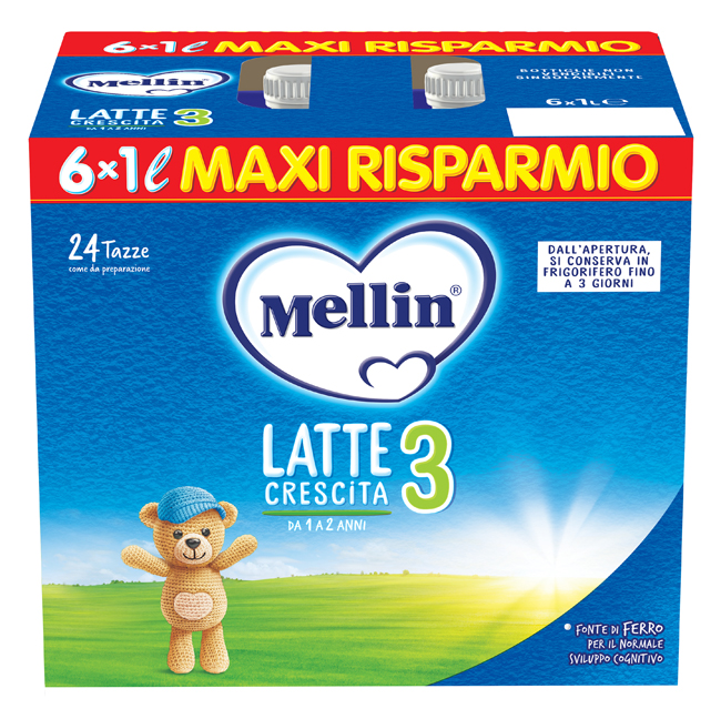MELLIN 3 LATTE 6X1000 ML - Angeli Pharm