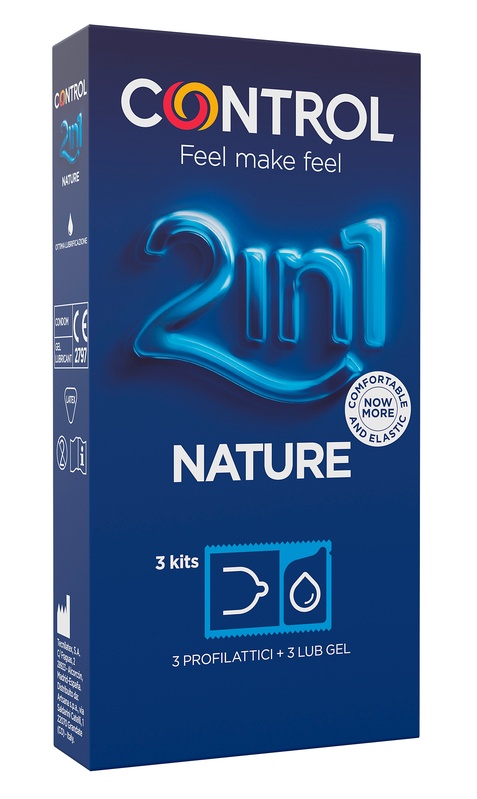 CONTROL 2IN1 NATURE 2,0 + NATURE LUBE 3+ 3 PEZZI - Angeli Pharm