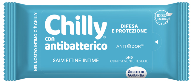 CHILLY SALVIETTE INTIME ANTIBATTERICHE 12 PEZZI - Angeli Pharm