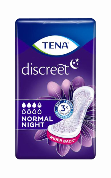 ASSORBENTE TENA DISCREET NORMAL NIGHT 10 PEZZI - Angeli Pharm