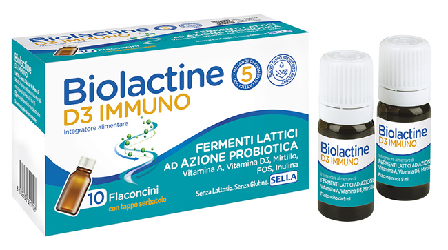 BIOLACTINE D3 IMMUNO 10 FLACONCINI - Angeli Pharm