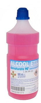 ALCOOL ETILICO DENATURATO 500 ML - Angeli Pharm