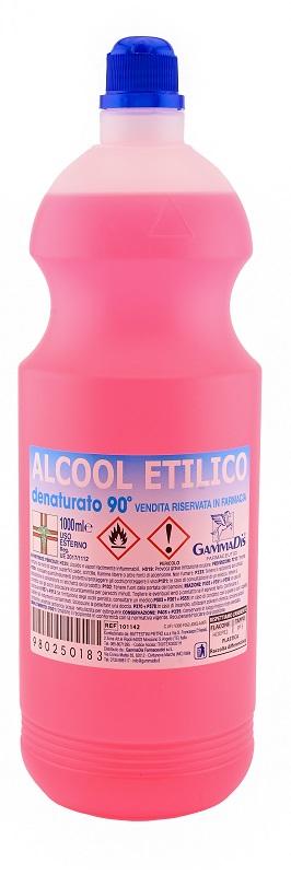 ALCOOL ETILICO DENATURATO 90 GRADI 1 LITRO - Angeli Pharm