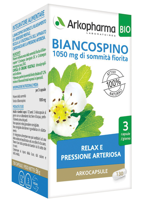 ARKO CAPSULE BIANCOSPINO BIO 45 CAPSULE - Angeli Pharm