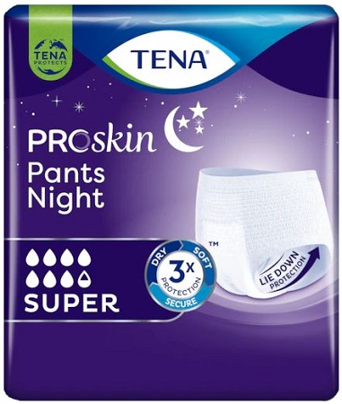 PANNOLONE PULL UP NOTTE TENA PANTS NIGHT M 10 PEZZI - Angeli Pharm