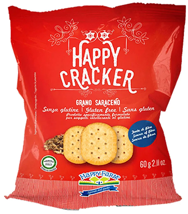 HAPPY FARM CRACKER GRANO SARACENO 60 G - Angeli Pharm