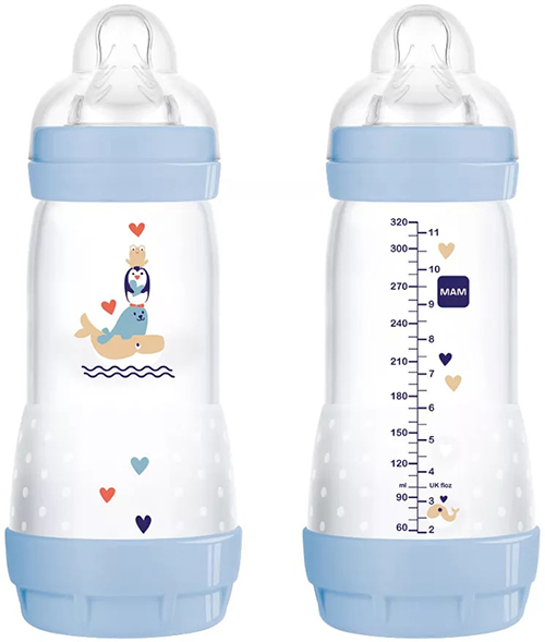 MAM BIBERON EASY START 320 ML 4+ TETTARELLA 3 MASCHIO - Angeli Pharm