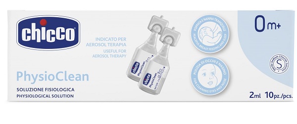 CHICCO SOLUZIONE PHYSIOCLEAN 2 ML 10 PEZZI - Angeli Pharm