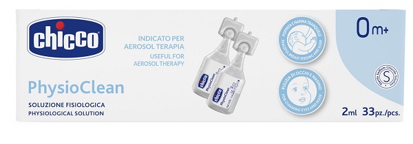 CHICCO SOLUZIONE PHYSIOCLEAN 2 ML 33 PEZZI - Angeli Pharm