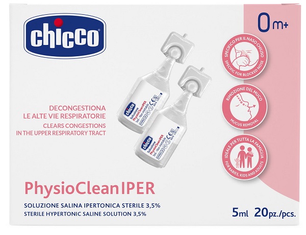 CHICCO SOLUZIONE HYPERTONIC 5 ML 20 PEZZI - Angeli Pharm