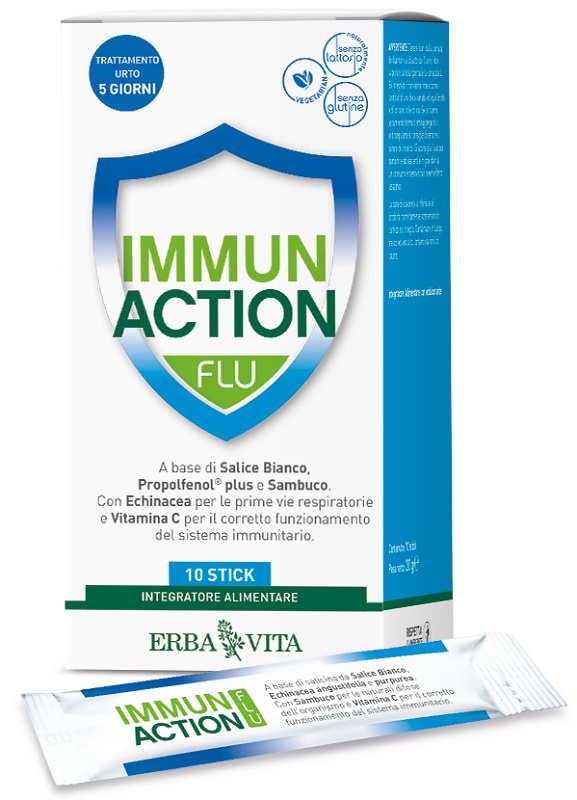 IMMUN ACTION FLU 10 STICKPACK - Angeli Pharm