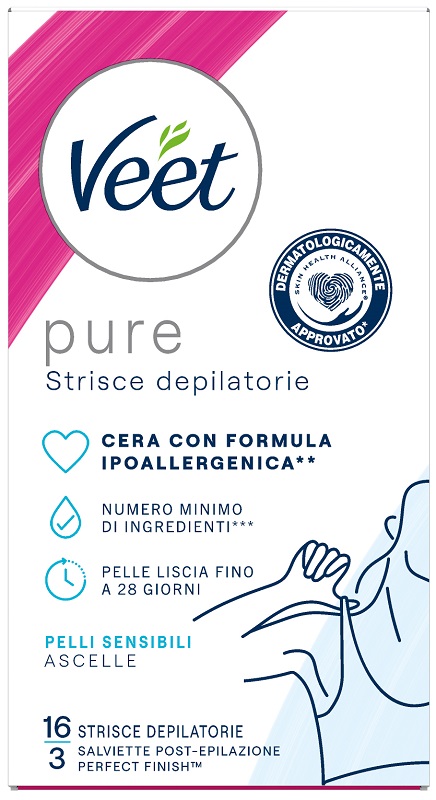 VEET STRISCE ASCELLE IPOALLERGENICHE 16 PEZZI - Angeli Pharm