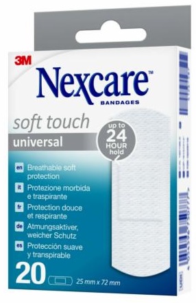 CEROTTO PREPARATO NEXCARE SOFT N0520NS-1 25X72MM - Angeli Pharm