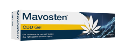 MAVOSTEN CBD GEL RINFRESCANTE 120 G - Angeli Pharm