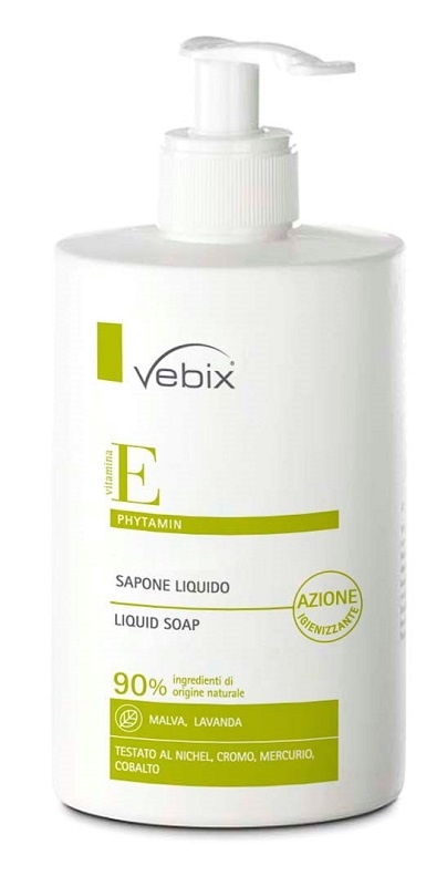 VEBIX PHYTAMIN SAPONE MANI AZIONE IGIENIZZANTE 500 ML - Angeli Pharm