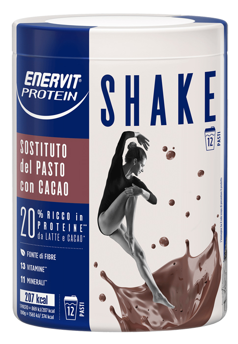 ENERVIT PROTEIN SHAKE CACAO 12 PASTI - Angeli Pharm