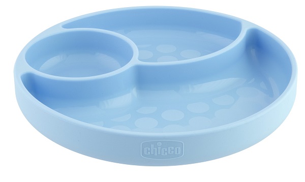CHICCO PIATTO SILICONE VENTOSA BLU - Angeli Pharm