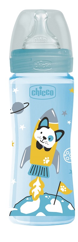 CHICCO BIBERON WB COL PP BOY DA 330 ML VELOCE SILICONE - Angeli Pharm