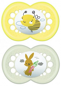 MAM SUCCHIETTO ORIGINAL 16+ SILICONE NEUTRO 2 PEZZI - Angeli Pharm
