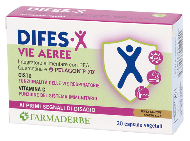 DIFES X VIE AEREE 30 CAPSULE - Angeli Pharm