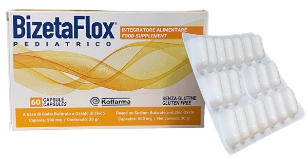 BIZETAFLOX PEDIATRICO 60 CAPSULE DA 500 MG - Angeli Pharm