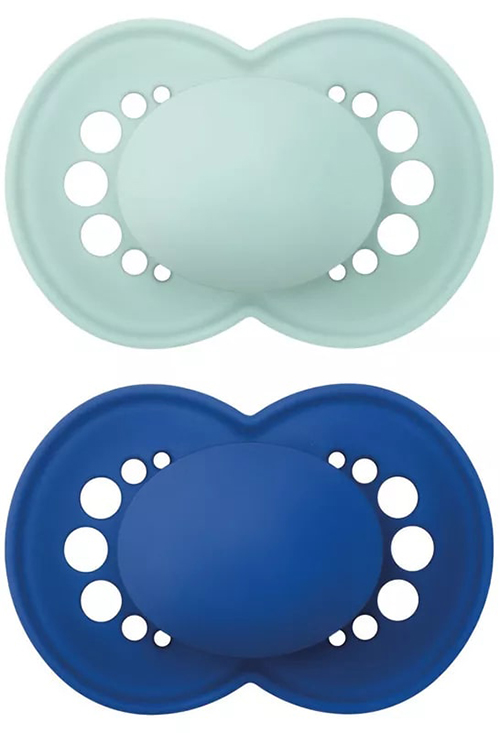 MAM SUCCHIETTO ORIGINAL NIGHT 16+ SILICONE MASCHIO 2 PEZZI - Angeli Pharm