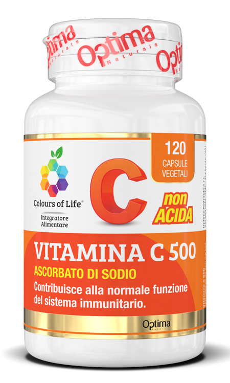 COLOURS OF LIFE VITAMINA C 500 120 CAPSULE VEGETALI 900 MG - Angeli Pharm