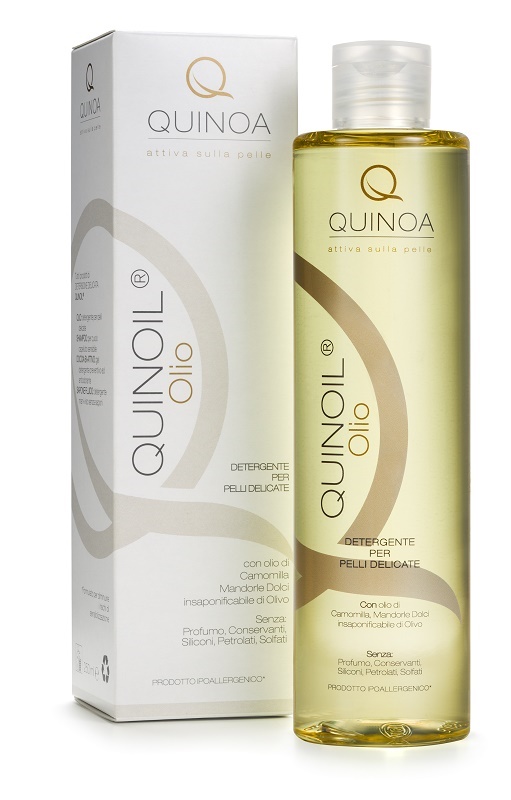 QUINOA QUINOIL OLIO DETERGENTE PER PELLI DELICATE 200 ML - Angeli Pharm