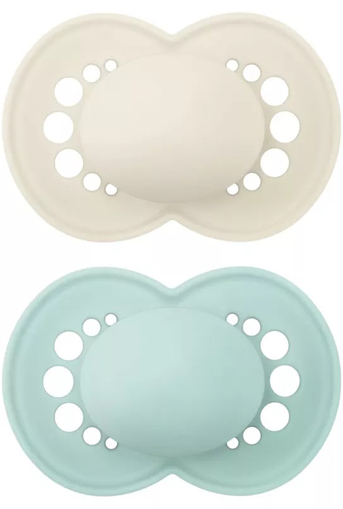 MAM ORIGINAL 6+ SILICONE NEUTRO 2 PEZZI - Angeli Pharm