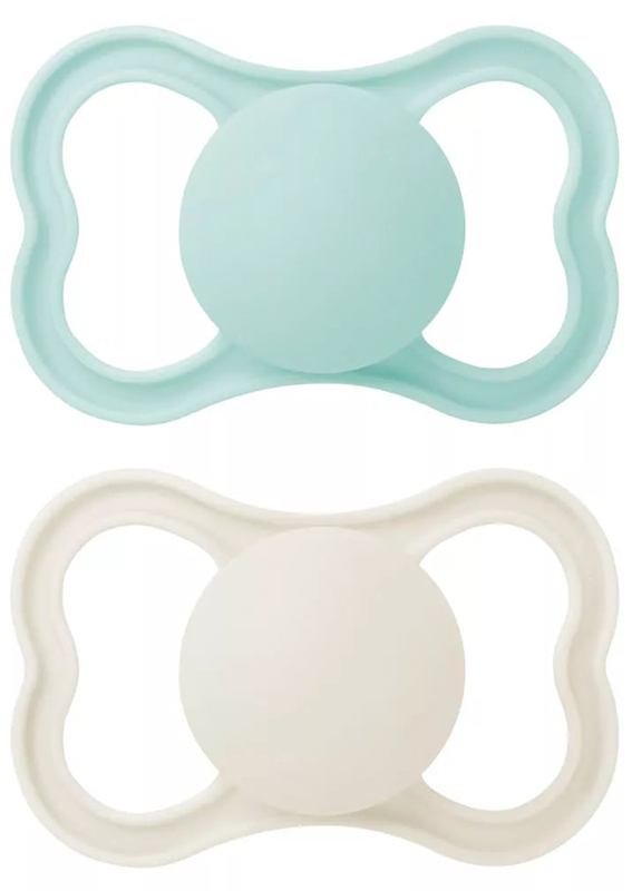 MAM AIR SUCCHIETTO 16+ MESI SILICONE NEUTRO 2 PEZZI - Angeli Pharm
