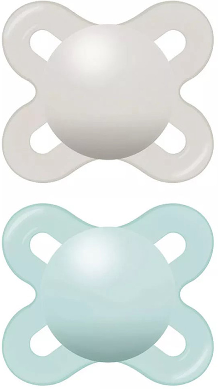 MAM SUCCHIETTO ORIGINAL START 0-2 MESI SILICONE NEUTRO 2 PEZZI - Angeli Pharm