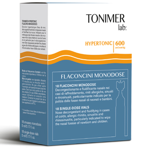 TONIMER LAB HYPERTONIC 18 FLACONCINI DA 5 ML MONODOSE SPECIAL PRICE - Angeli Pharm