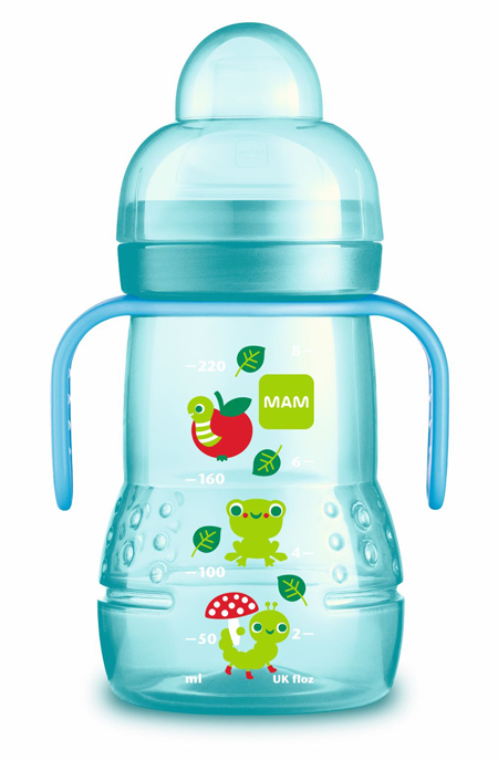 MAM TRAINER 220 ML 4+ BECCUCCIO SOFT SILICONE NEUTRO - Angeli Pharm