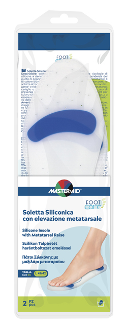 SOLETTA SILICONICA MASTER-AID FOOTCARE LARGE 41-42 METATARSO I6 - Angeli Pharm