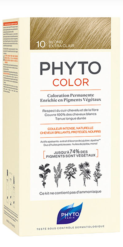 PHYTOCOLOR 10 BIONDO CHIARISSIMO EXTRA LATTE 50 ML + CREMA 50 ML + MASCHERA 12 ML - Angeli Pharm