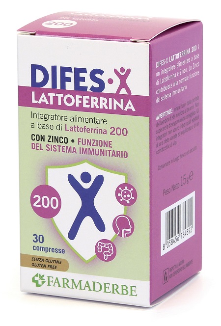 DIFES X LATTOFERRINA 200 30 COMPRESSE - Angeli Pharm
