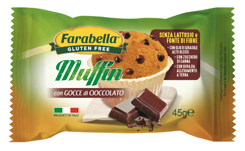 FARABELLA MUFFIN GOCCE DI CIOCCOLATO 45 G - Angeli Pharm