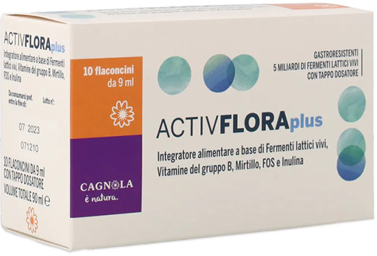 ACTIV FLORA PLUS 10 FLACONCINI X 9 ML - Angeli Pharm
