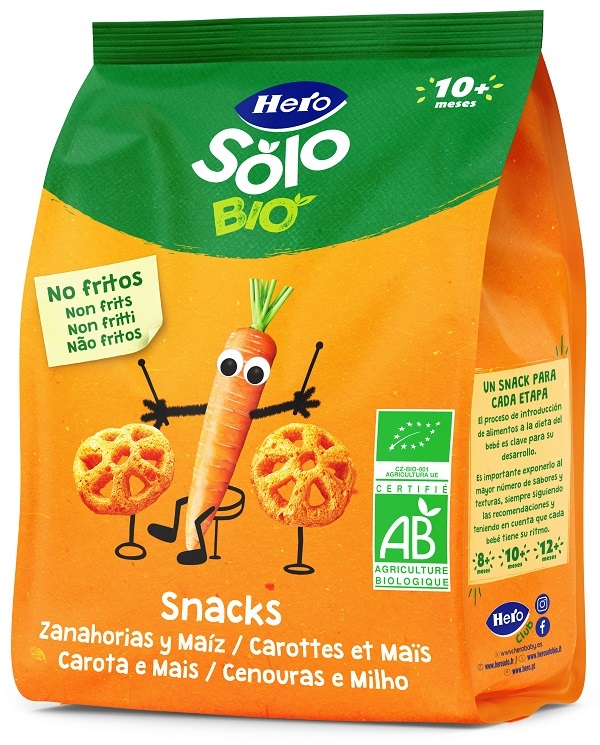 HERO BABY SOLO SNACK CAROTA MAIS 40 G - Angeli Pharm