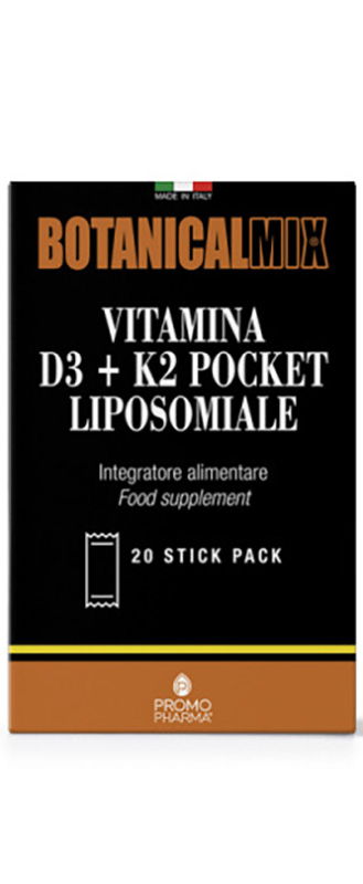 VITAMINA D3 + K2 POCKET BOTANICAL MIX 30 STICK - Angeli Pharm