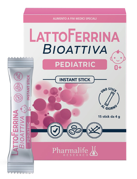 LATTOFERRINA BIOATTIVA PEDIATRIC 15 STICK 4 G - Angeli Pharm