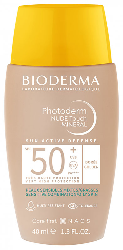 PHOTODERM NUDE TOUCH DORE' SPF50+ 40 ML - Angeli Pharm