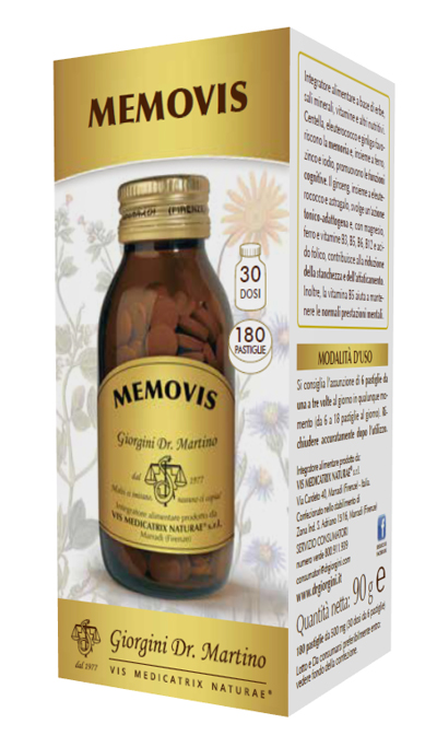 MEMOVIS 180 PASTIGLIE - Angeli Pharm