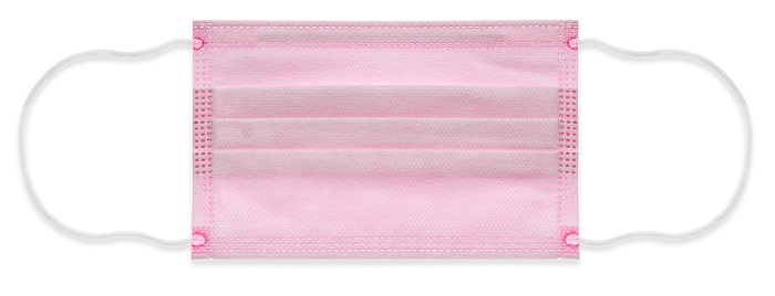 MYMASK PRO TIPO II KIDS MASCHERINA CHIRURGICA A 3 STRATI 10 PEZZI ROSA - Angeli Pharm