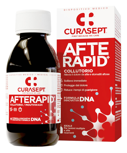 CURASEPT COLLUTORIO AFTE RAPID DNA 125 ML - Angeli Pharm