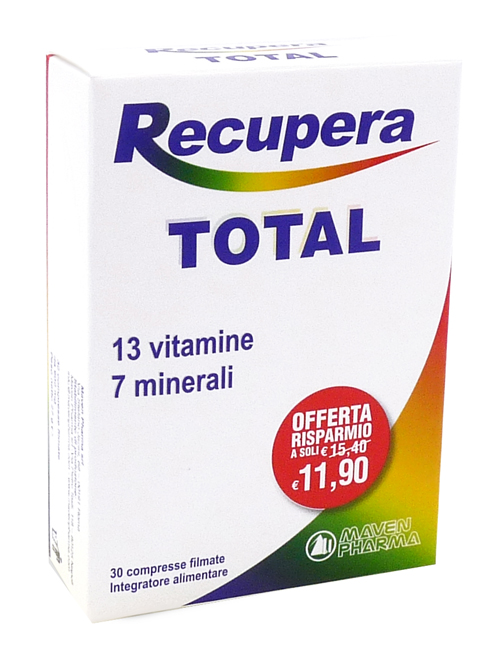 RECUPERA TOTAL 30 COMPRESSE - Angeli Pharm