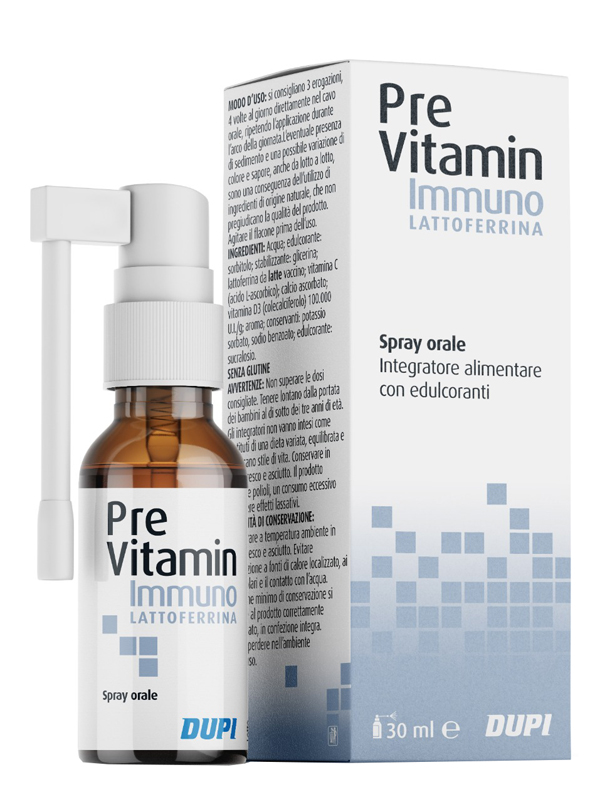 PREVITAMIN IMMUNO LATTOFERRINA 30 ML - Angeli Pharm