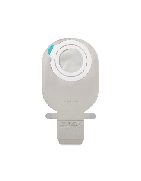 SENSURA MIO FLEX SISTEMA 2 PEZZI CON AGGANCIO ADESIVO SACCA ILEOSTOMIA RIVESTITA 70MM DA 550 ML 30 PEZZI - Angeli Pharm