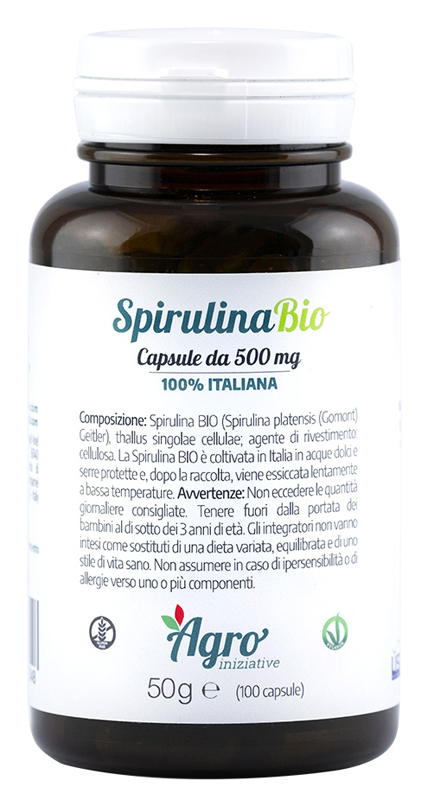 SPIRULINA BIO 100 CAPSULE - Angeli Pharm